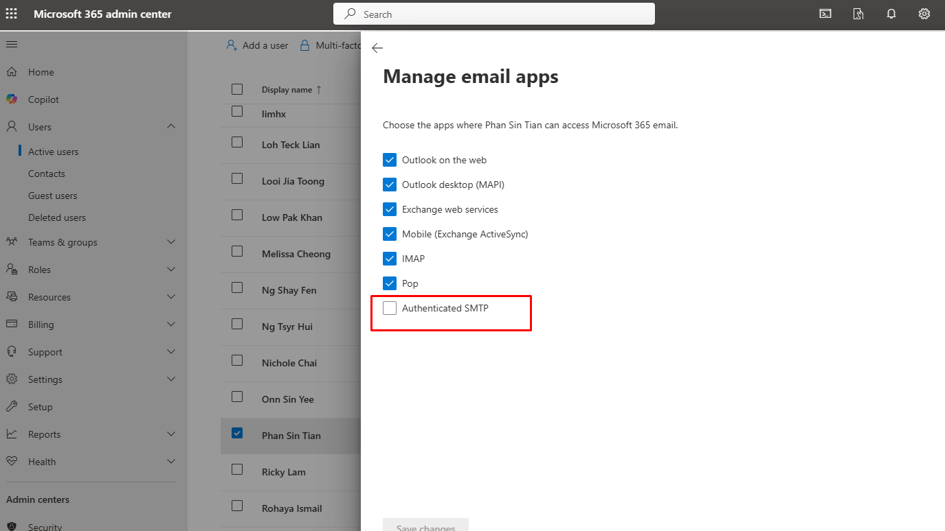 Admin step 4