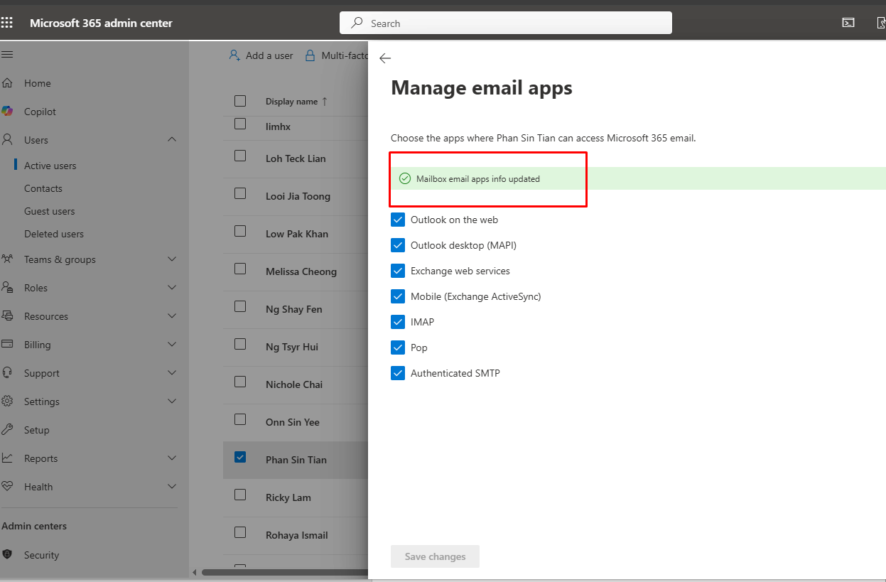 Admin step 6