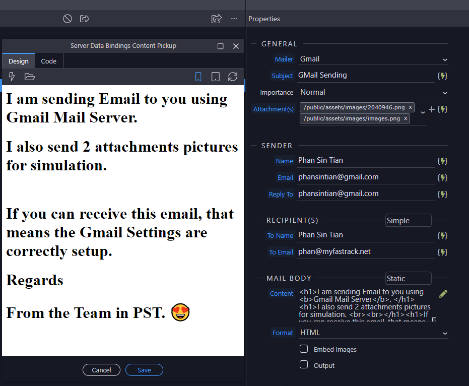 Gmail setup step 4